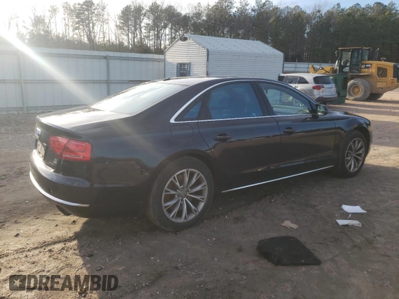 2012 Audi A8 с VIN WAUAVAFD3CN008149, выставлен на аукционе Copart как лот 44489925 с пробегом 125 086 миль миль и Списание • Salvage title. История ставок и продаж доступна на DreamBid. Изображение 3.