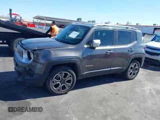 2016 Jeep Renegade Limited with VIN ZACCJBDT3GPD51130, listed as a IAAI auction lot 41725925 with 165,748 mi miles and . Bid and sale history available at DreamBid. Image 14.