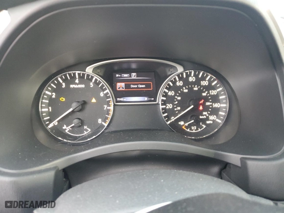 2018 Nissan Pathfinder SV with VIN 5N1DR2MM9JC603248, listed as a Copart auction lot 82653674 with 75,102 mi miles and Salvage Title. Bid and sale history available at carsss.com. Image 9.