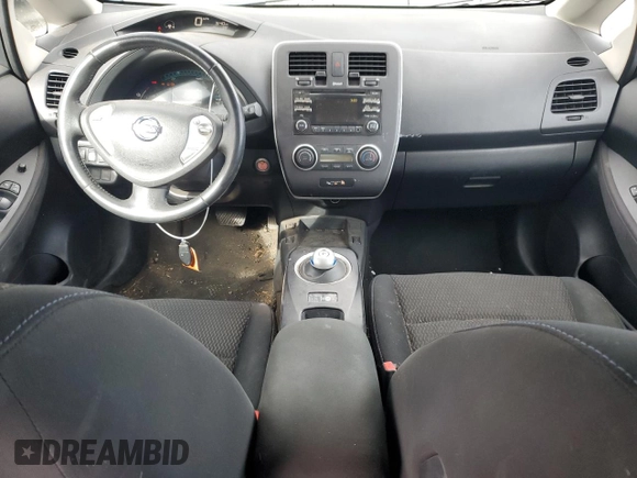 2015 Nissan LEAF S with VIN 1N4AZ0CP1FC331217, listed as a Copart auction lot 48134395 with 51,884 mi miles and Salvage Title. Bid and sale history available at DreamBid. Image 8.