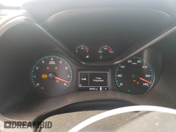 2022 Chevrolet Colorado 2WD Work Truck with VIN 1GCGSBEN6N1103224, listed as a Copart auction lot 50900595 with 68,783 mi miles and Salvage title. Bid and sale history available at DreamBid. Image 9.