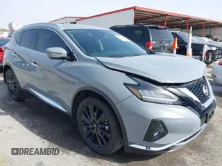 2023 Nissan Murano Platinum with VIN 5N1AZ2DJ6PC134735, listed as a IAAI auction lot 41748965 with 17,011 mi miles and . Bid and sale history available at DreamBid. Image 1.