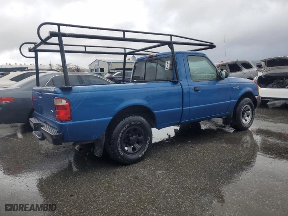 2001 Ford Ranger XL with VIN 1FTYR10C21TA05175, listed as a Copart auction lot 44978505 with 153,317 mi miles and Salvage Title. Bid and sale history available at carsss.com. Image 3.