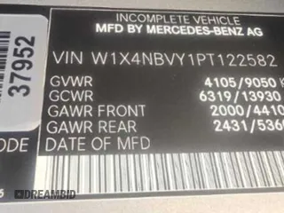 2023 Mercedes-Benz Sprinter with VIN W1X4NBVY1PT22582, listed as a Copart auction lot 79335324 with 17 mi miles and Clean Title. Bid and sale history available at DreamBid. Image 10.