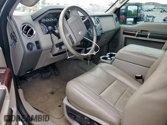 2008 Ford Super Duty F-250 SRW XL with VIN 1FTSX21R78EB13214, listed as a Copart auction lot 52151435 with 0 mi miles and Salvage Title. Bid and sale history available at carsss.com. Image 8.