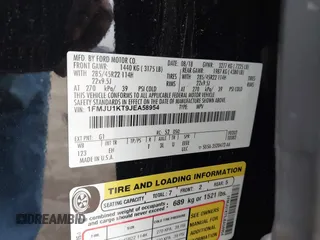 2018 Ford Expedition Limited с VIN 1FMJU1KT9JEA58954, выставлен на аукционе IAAI как лот 42290727 с пробегом 123 004 миль миль и . История ставок и продаж доступна на DreamBid. Изображение 9.