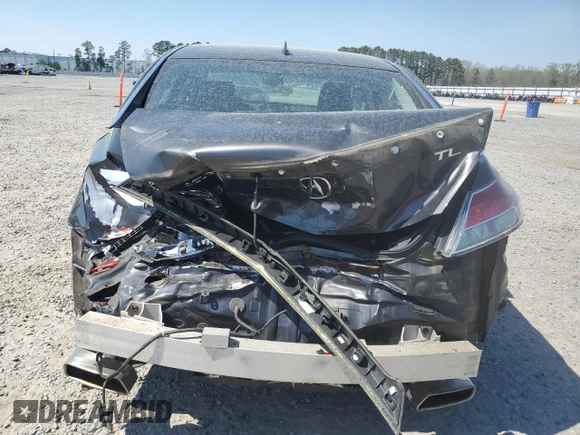 2012 Acura TL Tech Auto with VIN 19UUA8F51CA040233, listed as a Copart auction lot 50764185 with 183,786 mi miles and Salvage Title. Bid and sale history available at carsss.com. Image 6.