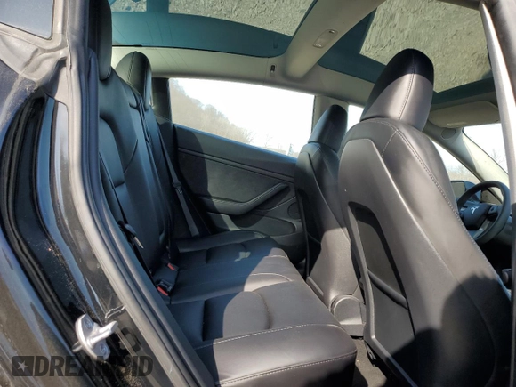 2023 Tesla Model 3 with VIN 5YJ3E1EA3PF670787, listed as a Copart auction lot 49070865 with 13,489 mi miles and Salvage title. Bid and sale history available at DreamBid. Image 10.