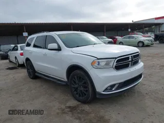 2017 Dodge Durango SXT with VIN 1C4RDJAG6HC953903, listed as a IAAI auction lot 41739573 with 139,563 mi miles and . Bid and sale history available at DreamBid. Image 1.