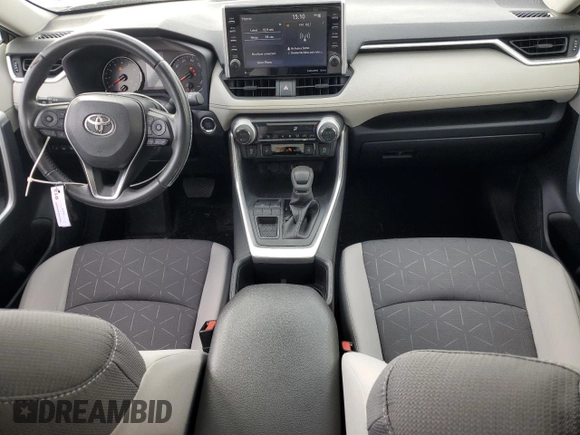 2022 Toyota RAV4 XLE with VIN JTMW1RFV6ND089457, listed as a Copart auction lot 47178465 with 43,850 mi miles and Salvage Title. Bid and sale history available at carsss.com. Image 8.