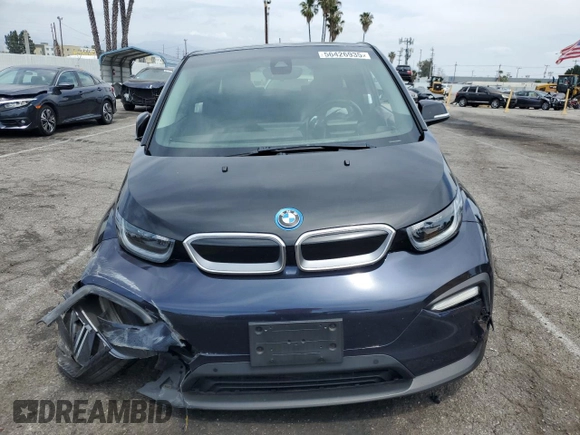 2018 BMW i3 with VIN WBY7Z4C52JVD95923, listed as a Copart auction lot 56426935 with Not provided miles and Salvage title. Bid and sale history available at DreamBid. Image 5.