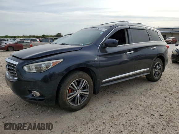 2015 Infiniti QX60 with VIN 5N1AL0MM4FC531245, listed as a Copart auction lot 49569695 with 205,253 mi miles and Salvage title. Bid and sale history available at DreamBid. Image 1.