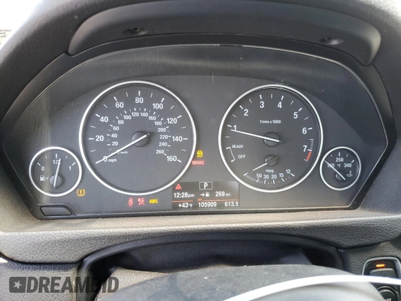 2016 BMW 3 Series 320i xDrive with VIN WBA8A3C50GK551307, listed as a Copart auction lot 50779735 with 105,909 mi miles and Clean Title. Bid and sale history available at DreamBid. Image 9.