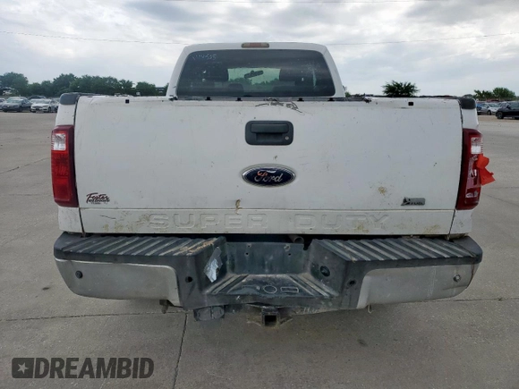 2011 Ford F-250 XL with VIN 1FT7X2A65BEB00318, listed as a Copart auction lot 60981655 with Not provided miles and Salvage title. Bid and sale history available at DreamBid. Image 6.