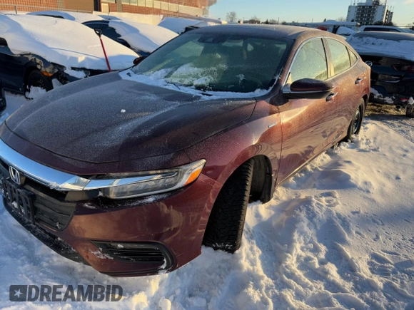 2019 Honda Insight Touring with VIN 19XZE4F76KE400076, listed as a Copart auction lot 45776605 with 184,443 mi miles and Clean Title. Bid and sale history available at carsss.com. Image 2.