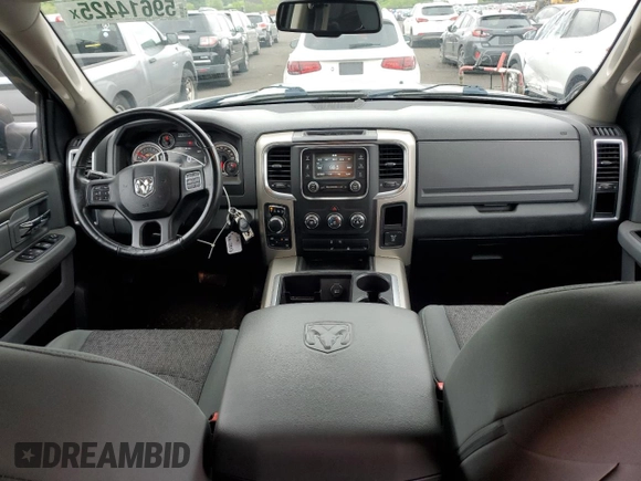 2015 Ram 1500 Big Horn with VIN 1C6RR7GT3FS596165, listed as a Copart auction lot 59614425 with 115,162 mi miles and Salvage title. Bid and sale history available at DreamBid. Image 8.