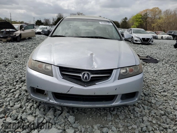 2004 Acura TSX w/Navigation with VIN JH4CL96974C035961, listed as a Copart auction lot 51262395 with 168,133 mi miles and Salvage Title. Bid and sale history available at carsss.com. Image 5.