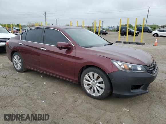 2014 Honda Accord Sedan EX-L with VIN 1HGCR2F86EA157451, listed as a Copart auction lot 54485885 with 272,803 mi miles and Clean Title. Bid and sale history available at carsss.com. Image 4.