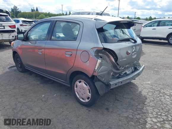 2022 Mitsubishi Mirage ES z VIN ML32AUHJ9NH003355, wystawiony jako IAAI lot #42085618 z przebiegiem 44 385 mil mil oraz . Historia ofert i sprzedaży dostępna na DreamBid. Obrazek 3.