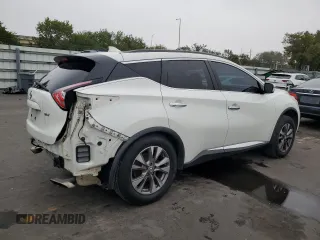 2017 Nissan Murano SV with VIN 5N1AZ2MGXHN178781, listed as a Copart auction lot 42209145 with 82,424 mi miles and Salvage Title. Bid and sale history available at carsss.com. Image 3.