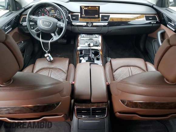 2016 Audi A8 L 4.0T Sport with VIN WAU43AFD2GN005784, listed as a Copart auction lot 78958264 with 146,710 mi miles and Salvage Title. Bid and sale history available at carsss.com. Image 8.