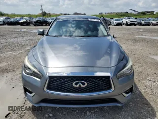 2018 Infiniti Q50 Luxe with VIN JN1EV7AP6JM350922, listed as a Copart auction lot 51506705 with 74,580 mi miles and Salvage Title. Bid and sale history available at DreamBid. Image 5.