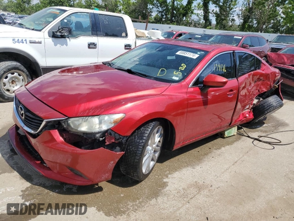 2014 Mazda 6 i Touring with VIN JM1GJ1T6XE1118477, listed as a Copart auction lot 55851174 with 139,126 mi miles and Salvage Title. Bid and sale history available at DreamBid. Image 1.