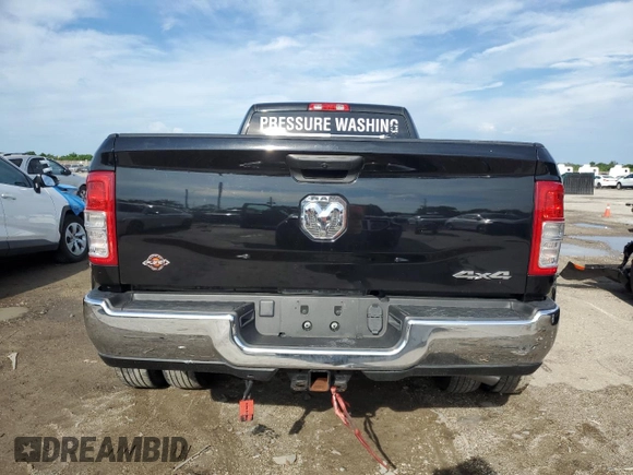 2021 Ram 3500 Tradesman with VIN 3C63RRGL3MG666284, listed as a Copart auction lot 71213634 with 22,582 mi miles and Salvage Title. Bid and sale history available at carsss.com. Image 6.