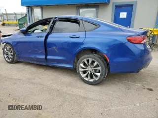 2015 Chrysler 200 S with VIN 1C3CCCBBXFN753586, listed as a Copart auction lot 51766945 with Not provided miles and Salvage title. Bid and sale history available at DreamBid. Image 2.