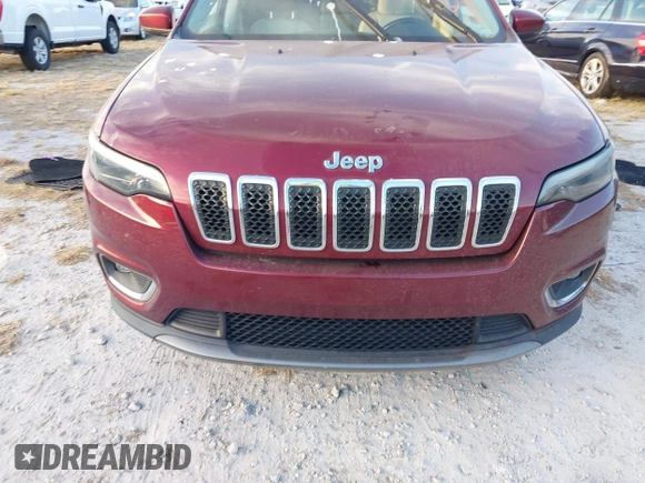 2020 Jeep Cherokee Limited with VIN 1C4PJLDB0LD592408, listed as a IAAI auction lot 40615701 with 1 mi miles. Bid and sale history available at carsss.com. Image 6.