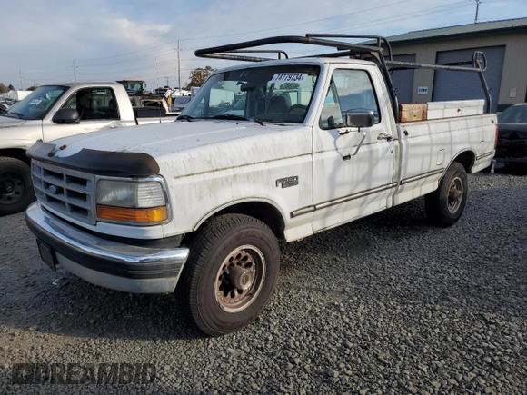 1994 Ford F-250 with VIN 2FTHF25H2RCA45331, listed as a Copart auction lot 74779734 with 279,189 mi miles and Clean Title. Bid and sale history available at carsss.com. Image 1.