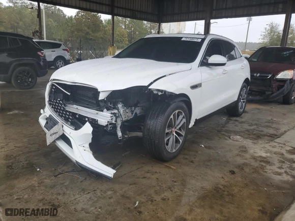 2022 Jaguar F-PACE S with VIN SADCJ2EX1NA699611, listed as a Copart auction lot 79150074 with 66,380 mi miles and Salvage Title. Bid and sale history available at carsss.com. Image 1.
