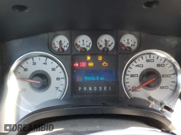 2009 Ford F-150 XL with VIN 1FTPX14V39FB18012, listed as a Copart auction lot 60127295 with 156,692 mi miles and Clean title. Bid and sale history available at DreamBid. Image 9.