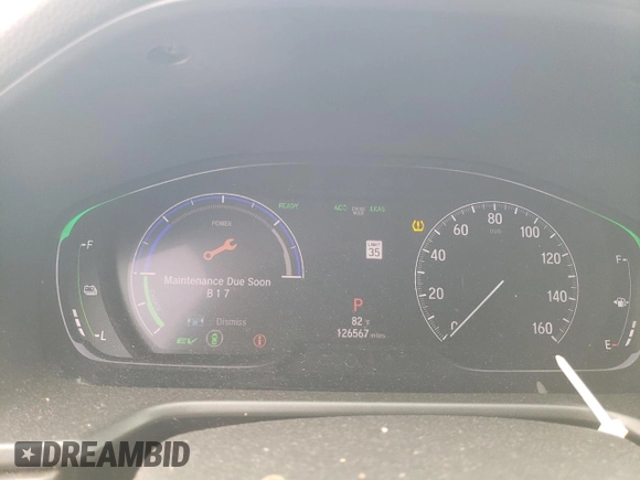 2020 Honda Accord EX-L with VIN 1HGCV3F52LA003369, listed as a Copart auction lot 56007505 with 126,567 mi miles and Non repairable. Bid and sale history available at DreamBid. Image 9.