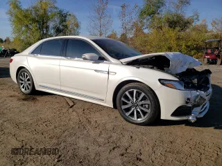 2019 Lincoln Continental Standard with VIN 1LN6L9PK6K5605381, listed as a Copart auction lot 77519584 with 51,412 mi miles and Salvage Title. Bid and sale history available at carsss.com. Image 4.