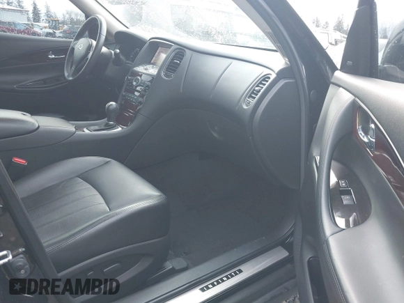 2017 Infiniti QX50 with VIN JN1BJ0RP2HM384036, listed as a IAAI auction lot 41422304 with 89,843 mi miles. Bid and sale history available at carsss.com. Image 5.