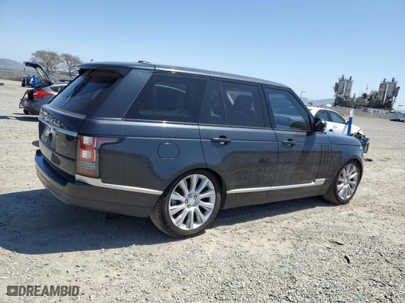 2015 Land Rover Range Rover Supercharged with VIN SALGS2TF4FA197349, listed as a Copart auction lot 52256545 with 127,951 mi miles and Clean Title. Bid and sale history available at carsss.com. Image 3.