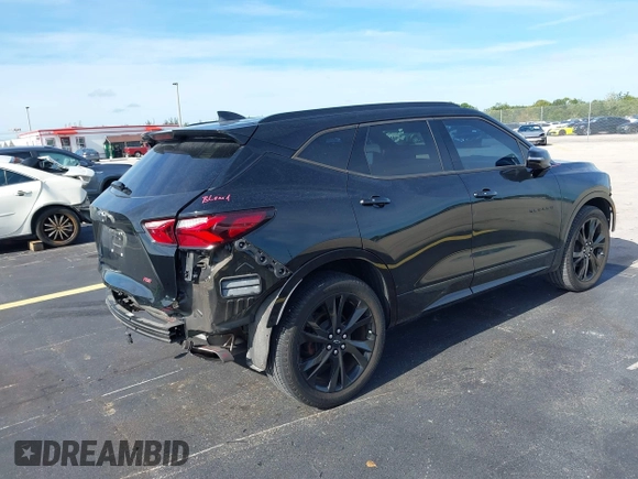 2020 Chevrolet Blazer RS с VIN 3GNKBERS6LS608971, выставлен на аукционе IAAI как лот 42800218 с пробегом 67 181 миль миль и . История ставок и продаж доступна на DreamBid. Изображение 4.