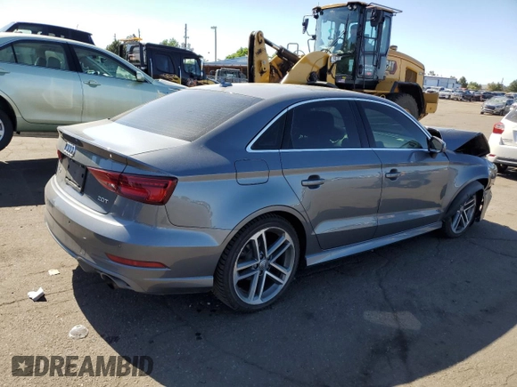 2018 Audi A3 Sedan Premium Plus with VIN WAUJ8GFF0J1030173, listed as a Copart auction lot 58265454 with 85,404 mi miles and Salvage Title. Bid and sale history available at carsss.com. Image 3.