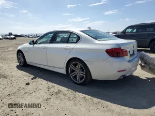 2014 BMW 5 Series 528i with VIN WBA5A5C51ED510345, listed as a Copart auction lot 48474095 with 91,515 mi miles and Salvage Title. Bid and sale history available at carsss.com. Image 2.