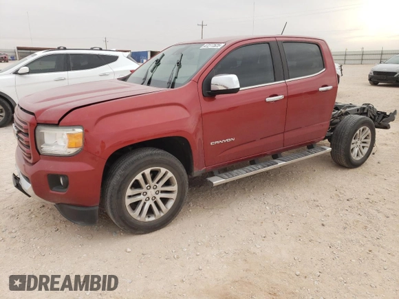 2016 GMC Canyon 2WD SLT z VIN 1GTG5DE33G1372785, wystawiony jako Copart lot #47277525 z przebiegiem 89 431 mil mil oraz Szkoda całkowita • Salvage title. Historia ofert i sprzedaży dostępna na DreamBid. Obrazek 1.
