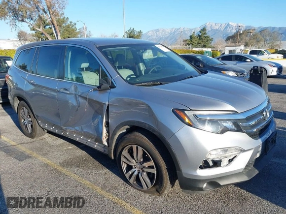 2016 Honda Pilot EX with VIN 5FNYF5H35GB009107, listed as a IAAI auction lot 41753477 with 93,677 mi miles. Bid and sale history available at carsss.com. Image 1.