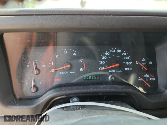 2001 Jeep Wrangler Sport with VIN 1J4FA49S21P374356, listed as a Copart auction lot 63568695 with 202,853 mi miles and Clean title. Bid and sale history available at DreamBid. Image 9.