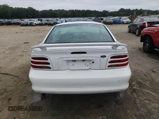1995 Ford Mustang with VIN 1FALP4045SF181301, listed as a Copart auction lot 72989824 with 242,669 mi miles and Salvage Title. Bid and sale history available at carsss.com. Image 6.