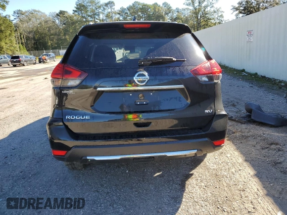 2017 Nissan Rogue SV with VIN JN8AT2MT2HW405155, listed as a Copart auction lot 81108324 with 109,124 mi miles and Salvage Title. Bid and sale history available at carsss.com. Image 6.