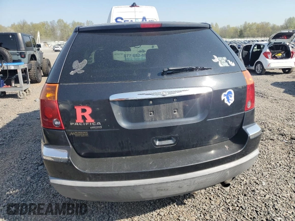 2006 Chrysler Pacifica Touring z VIN 2A4GM68456R917117, wystawiony jako Copart lot #54148975 z przebiegiem Nie podano mil oraz Szkoda całkowita • Salvage title. Historia ofert i sprzedaży dostępna na DreamBid. Obrazek 6.