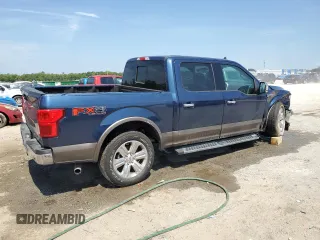 2020 Ford F-150 XL with VIN 1FTEW1E52LFC63073, listed as a Copart auction lot 57453495 with 22,718 mi miles and Salvage title. Bid and sale history available at DreamBid. Image 3.