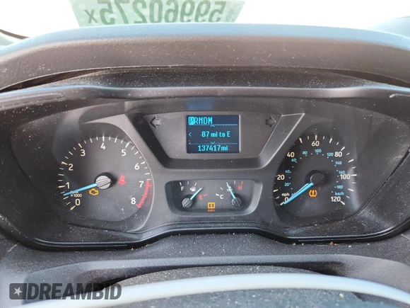 2019 Ford Transit Passenger XL with VIN 1FBZX2ZM4KKA75090, listed as a Copart auction lot 59960275 with 137,417 mi miles and Non repairable. Bid and sale history available at DreamBid. Image 9.