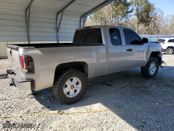 2009 Chevrolet Silverado 1500 LT with VIN 1GCEK29009Z193192, listed as a Copart auction lot 50936315 with 281,863 mi miles and Salvage Title. Bid and sale history available at carsss.com. Image 3.