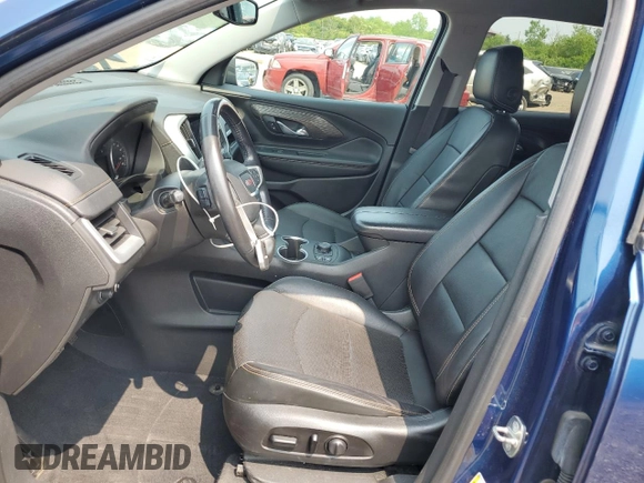 2020 GMC Terrain SLT with VIN 3GKALVEV1LL130586, listed as a Copart auction lot 59215235 with 61,039 mi miles and Salvage title. Bid and sale history available at DreamBid. Image 7.